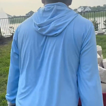 🎁Free Gift 🎁 Men’s Lightweight Quick-Dry UV Protection Hoodie— Free Shipping For Two Pieces