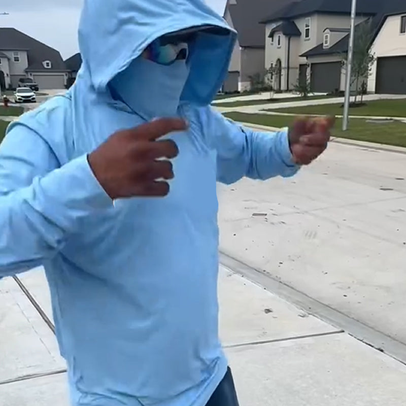🎁Free Gift 🎁 Men’s Lightweight Quick-Dry UV Protection Hoodie— Free Shipping For Two Pieces