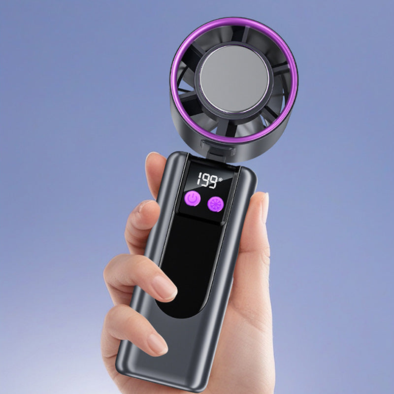 🌞Summer Hot Price Only Today: 50% off!!!🔥Portable Handheld & Foldable Silent Cooling Fan
