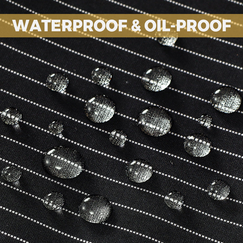 Cross-Back Waterproof Apron with Detachable Hand Towel