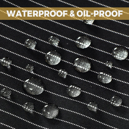 Cross-Back Waterproof Apron with Detachable Hand Towel