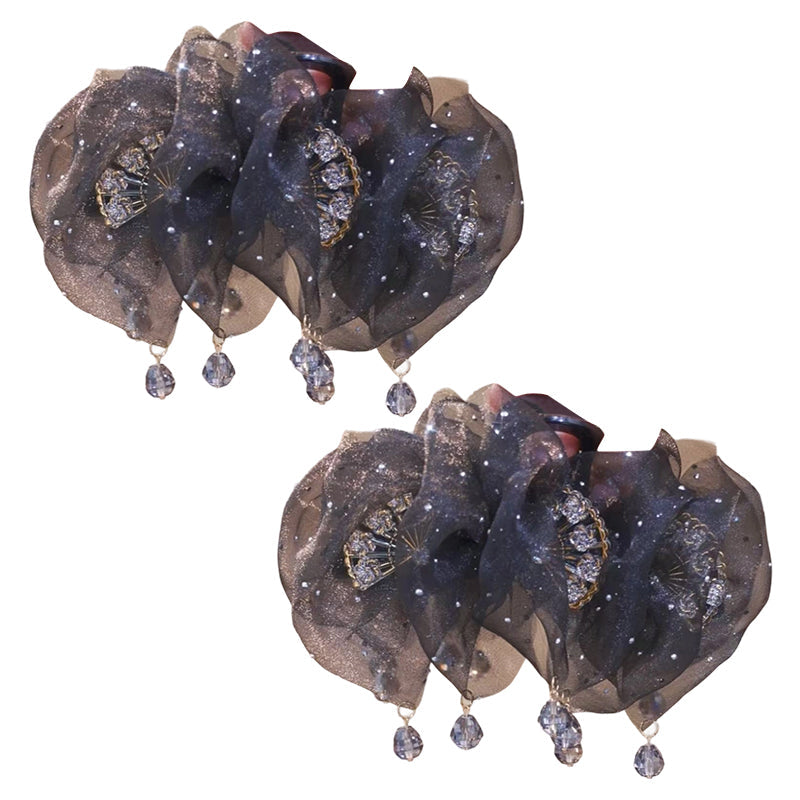 Fan Tassel Hair Claw Clip
