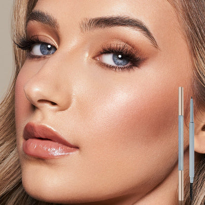 Dual-Ended Eyebrow Pencil with Brush for Women