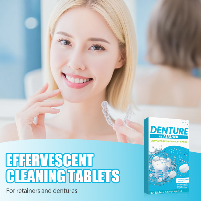 🦷Retainers & Dentures Effervescent Cleaning Tablets