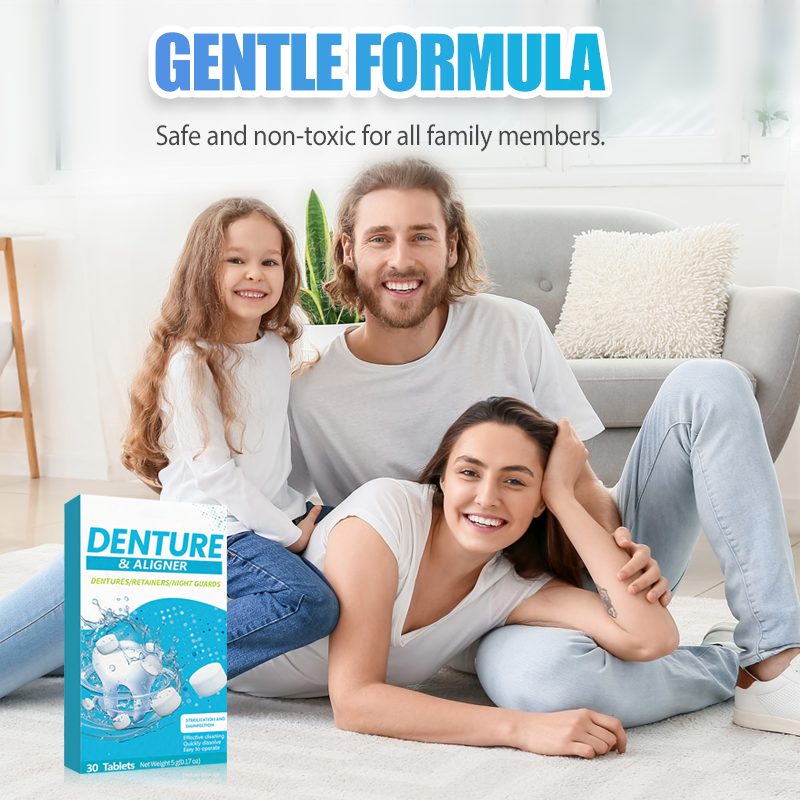 🦷Retainers & Dentures Effervescent Cleaning Tablets
