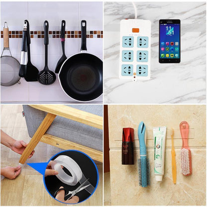 🥳2026 HOT SALE🥳💞50K+ SOLD!⭐🔄 Wash & Reuse Like Magic! Reusable Nano Grip Tape – Your Smart, Money-Saving Helper. 💡🏠