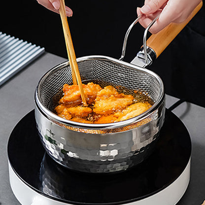 🪴🫙 50% OFF! Handheld Stainless Steel Sieve – Fine & Coarse Mesh, Ergonomic Handle, Rust-Resistant