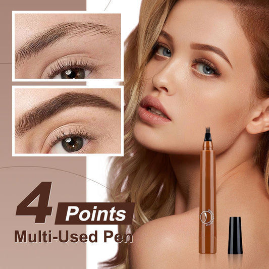 🎁Buy 2 Get 2 Free🔥Waterproof Four-tip Beard and Eyebrow Pen✨