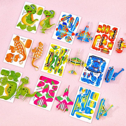 🦖Free Shipping & 50% OFF🧩 EDUCATIONAL 3D PUZZLE - 50-Piece Cartoon Dinosaur Set with Vibrant Colors, Develops Creativity & Spatial Thinking for Ages 4+ 🎨✨