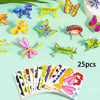 🦖Free Shipping & 50% OFF🧩 EDUCATIONAL 3D PUZZLE - 50-Piece Cartoon Dinosaur Set with Vibrant Colors, Develops Creativity & Spatial Thinking for Ages 4+ 🎨✨