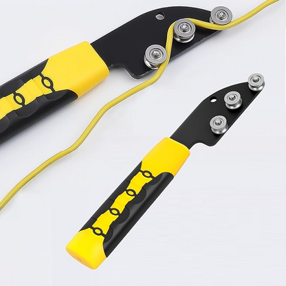 🔥Hot Sale 50% OFF🔥 Handheld Wire Straightener – Smooth-Rolling Rollers, Helps Straighten Cable & Wire, Sturdy Hand Tool 🔧