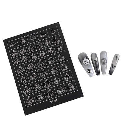 Halloween & Christmas Nail Stencil: Create Festive Nail Art
