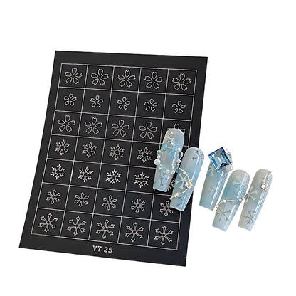Halloween & Christmas Nail Stencil: Create Festive Nail Art