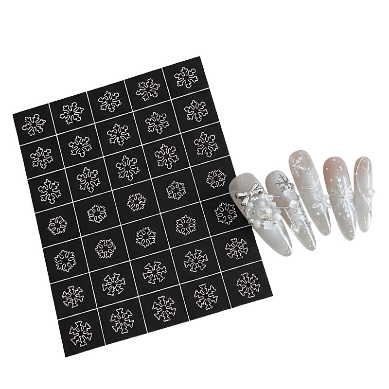 Halloween & Christmas Nail Stencil: Create Festive Nail Art