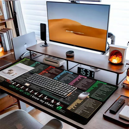 🔥 Hot Sale 50% OFF 🔥Stain-Resistant Anti-Slip Shortcut Desk Pad for Office
