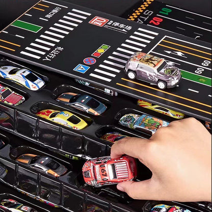 🥳2026 HOT SALE🥳💞50K+ SOLD!🚗🎁 50% OFF! 48 Mini Pull‑Back Cars with Garage – 48 vehicles, built‑in storage. Hours of fun, perfect gift for little racers! 🏎️✨
