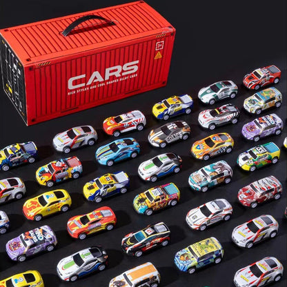 🥳2026 HOT SALE🥳💞50K+ SOLD!🚗🎁 50% OFF! 48 Mini Pull‑Back Cars with Garage – 48 vehicles, built‑in storage. Hours of fun, perfect gift for little racers! 🏎️✨