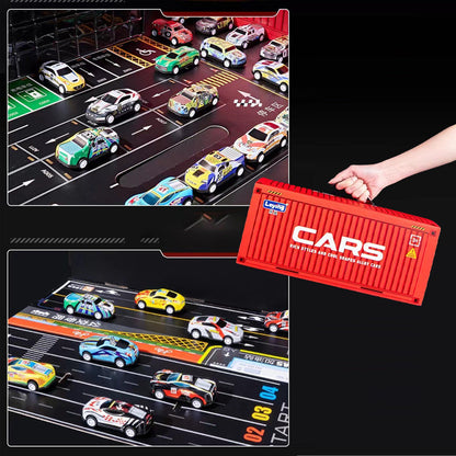 🥳2026 HOT SALE🥳💞50K+ SOLD!🚗🎁 50% OFF! 48 Mini Pull‑Back Cars with Garage – 48 vehicles, built‑in storage. Hours of fun, perfect gift for little racers! 🏎️✨