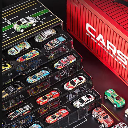 🥳2026 HOT SALE🥳💞50K+ SOLD!🚗🎁 50% OFF! 48 Mini Pull‑Back Cars with Garage – 48 vehicles, built‑in storage. Hours of fun, perfect gift for little racers! 🏎️✨