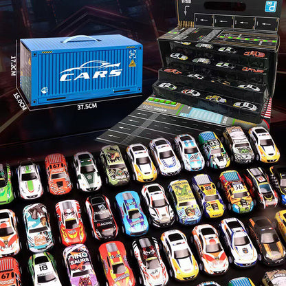 🥳2026 HOT SALE🥳💞50K+ SOLD!🚗🎁 50% OFF! 48 Mini Pull‑Back Cars with Garage – 48 vehicles, built‑in storage. Hours of fun, perfect gift for little racers! 🏎️✨