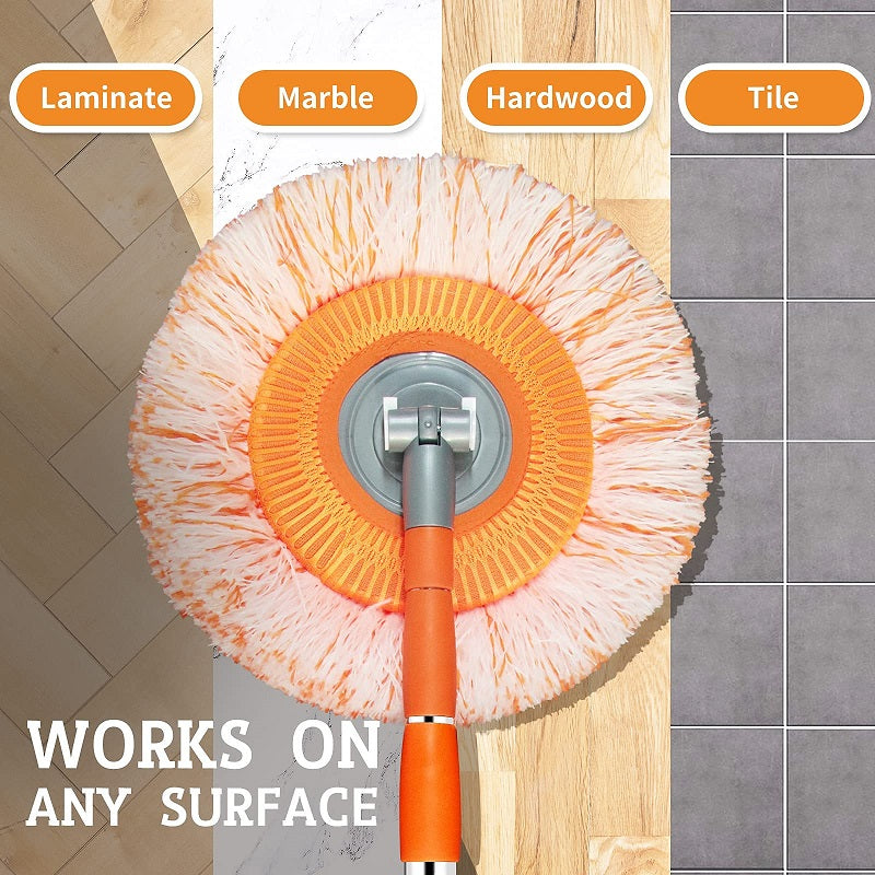 🧹360° Rotatable Adjustable Cleaning Mop