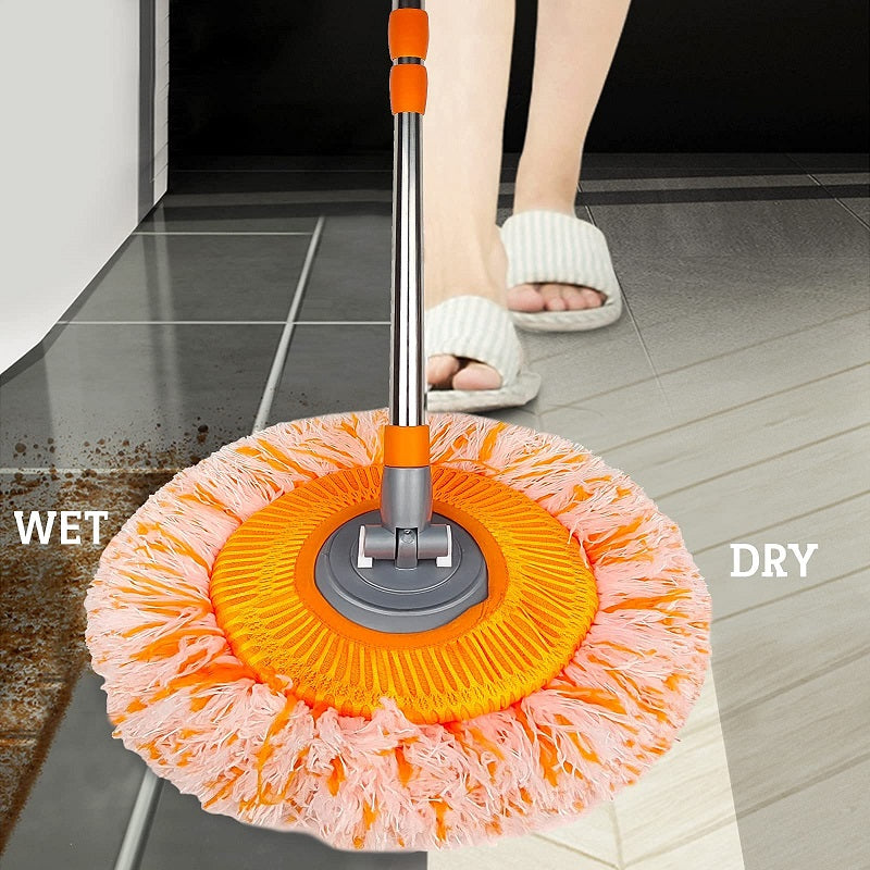🧹360° Rotatable Adjustable Cleaning Mop