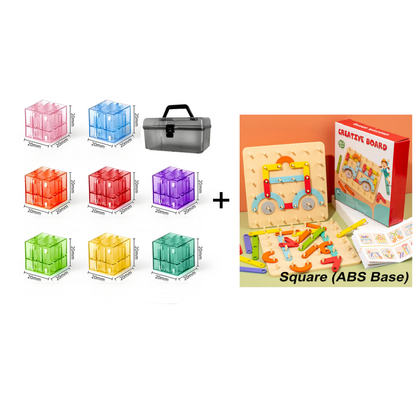 Magnetic Building Block Set for Kids