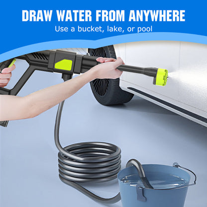 💎 50% OFF! 💎 Portable Cordless Pressure Washer – 30 Bar, 6-in-1 Nozzle & 30-Min Runtime for Any Cleaning Task