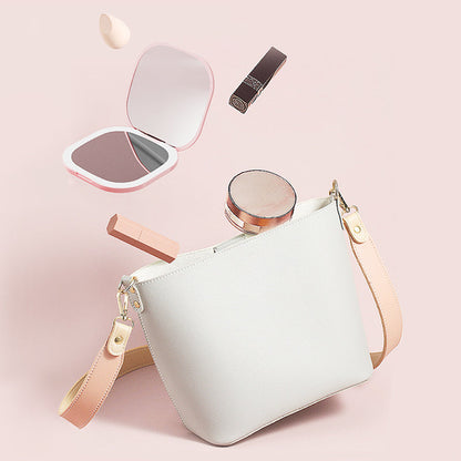 Compact Magnifying Makeup Mirror with Light