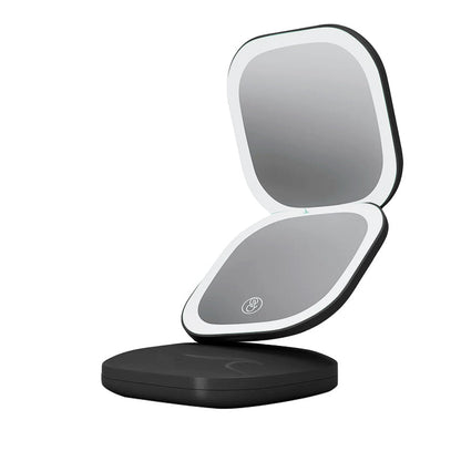 Compact Magnifying Makeup Mirror with Light