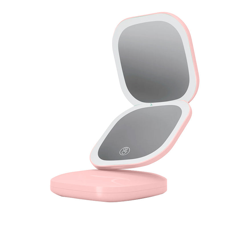 Compact Magnifying Makeup Mirror with Light