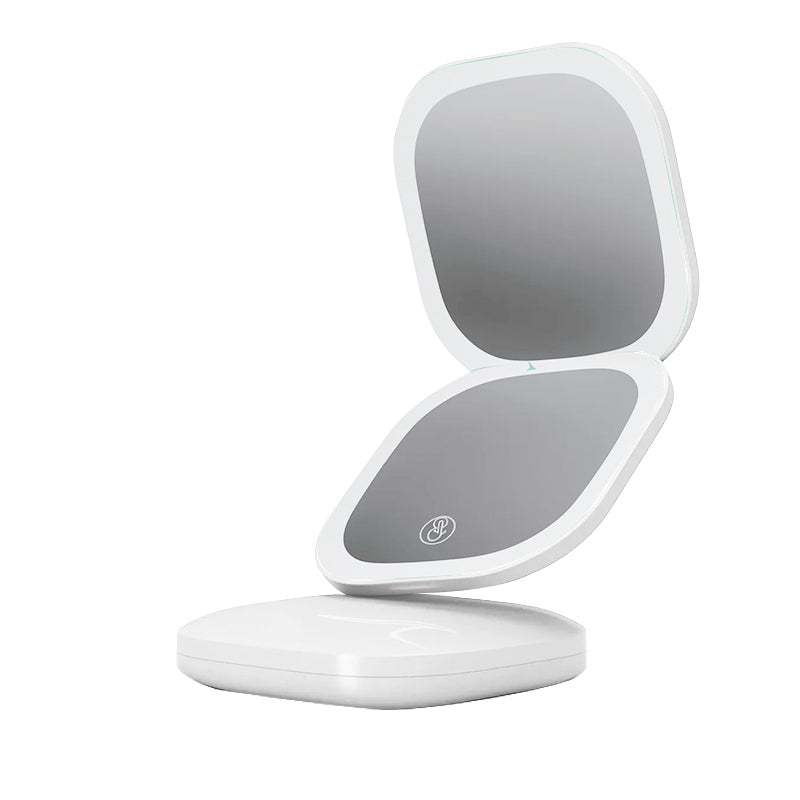Compact Magnifying Makeup Mirror with Light