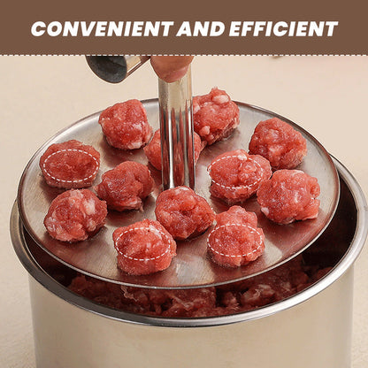 🍝 Make perfectly shaped meatballs in just a few seconds—with this 12-cavity stainless steel mold. 50% off. In stock in the U.S.