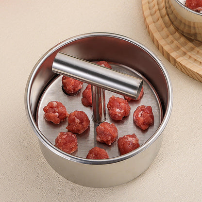 🍝 Make perfectly shaped meatballs in just a few seconds—with this 12-cavity stainless steel mold. 50% off. In stock in the U.S.
