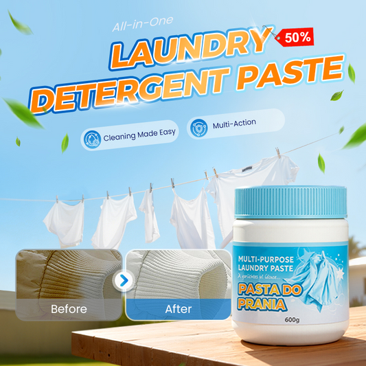 🥳2026 HOT SALE🥳💞50K+ SOLD!💧✨ 50% OFF! Multi-Purpose Laundry Paste – One paste for all fabrics. Removes stains, eliminates odors (not just masks). Clean, fresh & gentle. 🧺🕊️