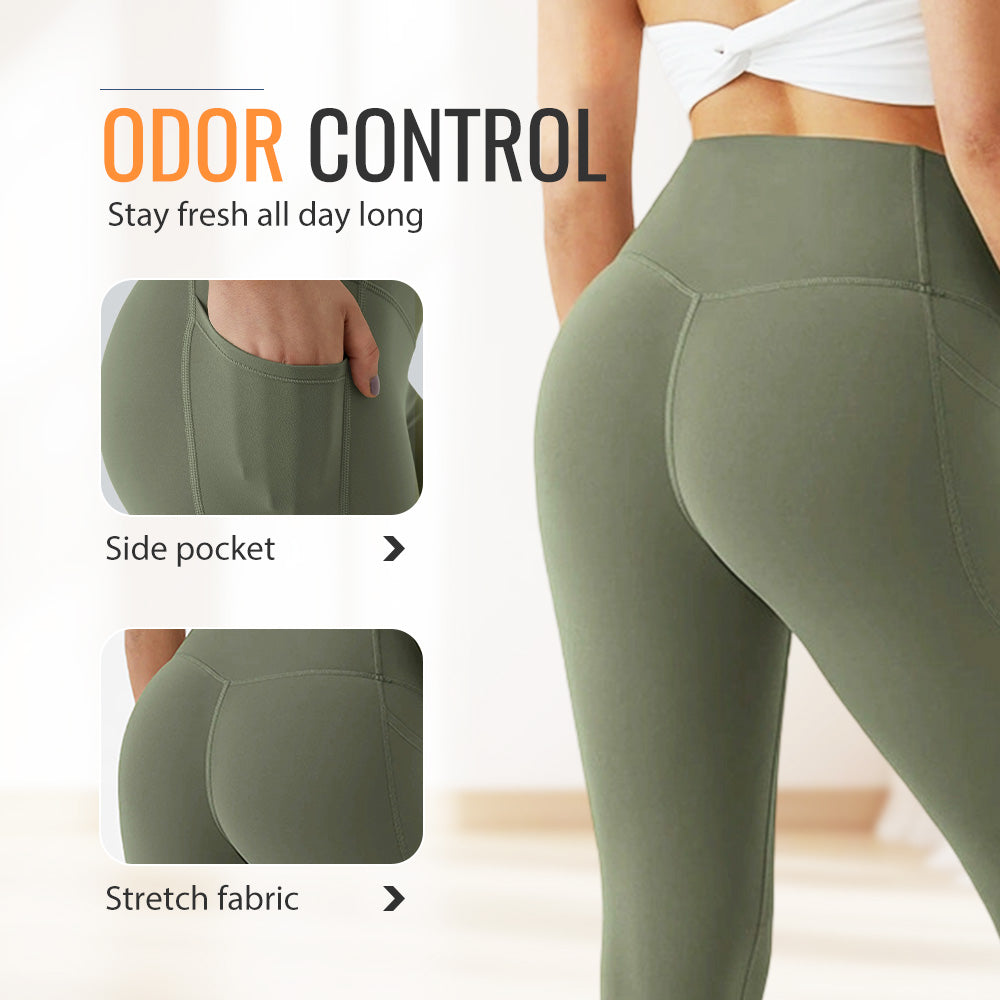 🌸Spring Sale 50% OFF🧘‍♀️💨 Quick-Dry High-Stretch Yoga Leggings 👌🔥 Non-Slip Waistband, 4-Way Stretch, Breathable Fit for Studio to Street. Sweat-Wicking & Ultra-Comfy.