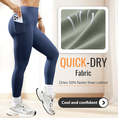 🌸Spring Sale 50% OFF🧘‍♀️💨 Quick-Dry High-Stretch Yoga Leggings 👌🔥 Non-Slip Waistband, 4-Way Stretch, Breathable Fit for Studio to Street. Sweat-Wicking & Ultra-Comfy.