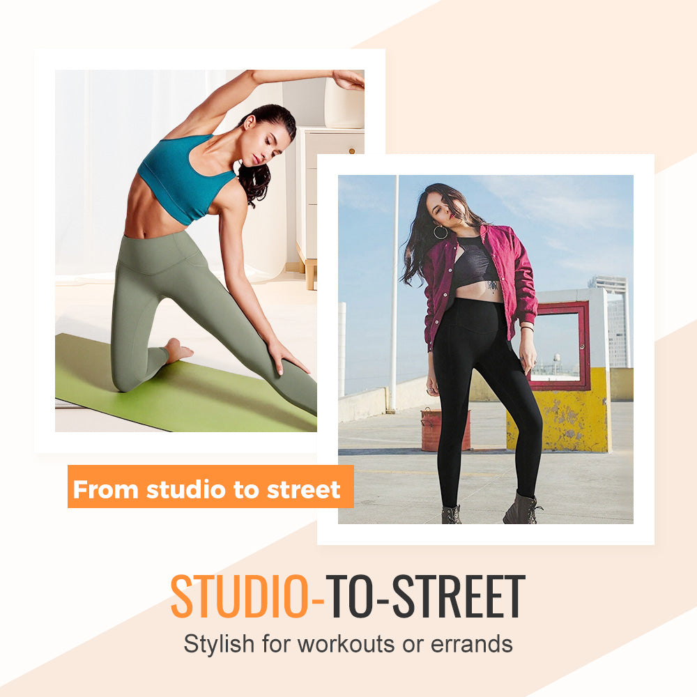 🌸Spring Sale 50% OFF🧘‍♀️💨 Quick-Dry High-Stretch Yoga Leggings 👌🔥 Non-Slip Waistband, 4-Way Stretch, Breathable Fit for Studio to Street. Sweat-Wicking & Ultra-Comfy.