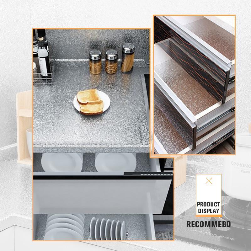 🛡️ 50% OFF! 🍳Self‑Adhesive Kitchen Stickers – Protects cabinets & counters from grease & stains. Cut to fit, removable. A kitchen lifesaver! 🌟✅