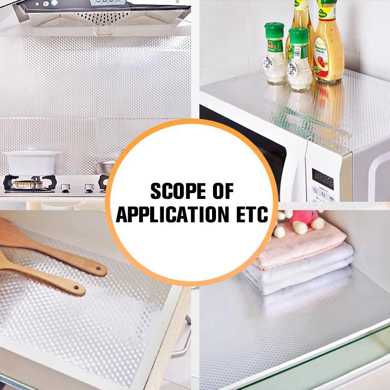 🛡️ 50% OFF! 🍳Self‑Adhesive Kitchen Stickers – Protects cabinets & counters from grease & stains. Cut to fit, removable. A kitchen lifesaver! 🌟✅
