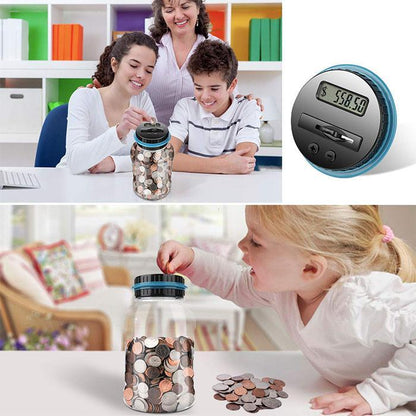 💰 50% OFF NOW! 📦 Digital Money Box with Auto Coin Counting – Tracks savings & sets targets – Smart & fun way to watch your savings grow ✨
