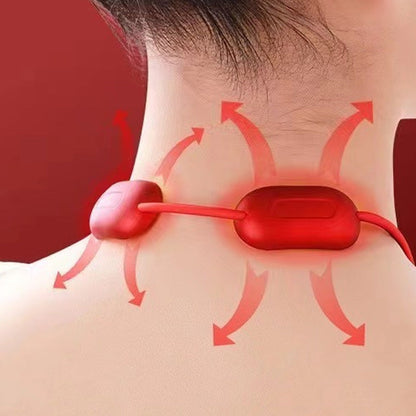 ✨ Wearable Neck Massage Pendant — Triple Heat Therapy + Four Massage Modes, Relieve Fatigue Anytime, Anywhere! ✨