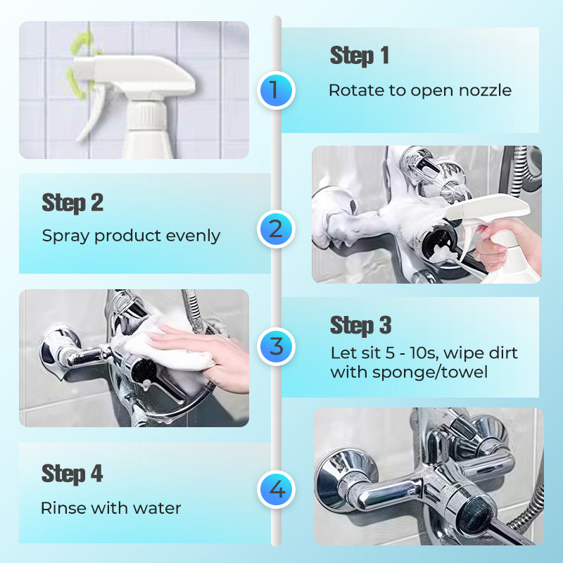 📢📢50% OFF !! ⏰Multi-Function Bathroom Limescale Cleaning Spray