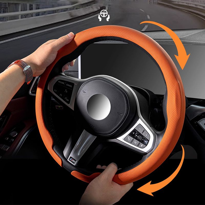 ✨ Upgrade Your Driving Experience—Ultra-Thin Non-Slip Steering Wheel Cover! ✨