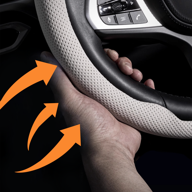 ✨ Upgrade Your Driving Experience—Ultra-Thin Non-Slip Steering Wheel Cover! ✨