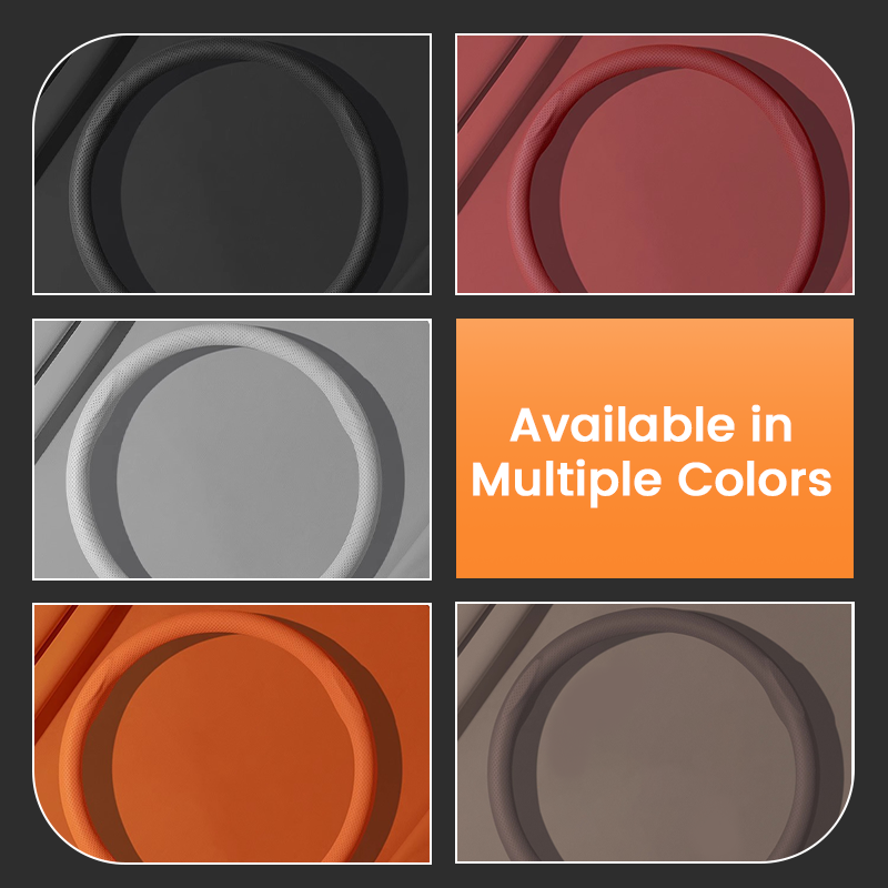 ✨ Upgrade Your Driving Experience—Ultra-Thin Non-Slip Steering Wheel Cover! ✨