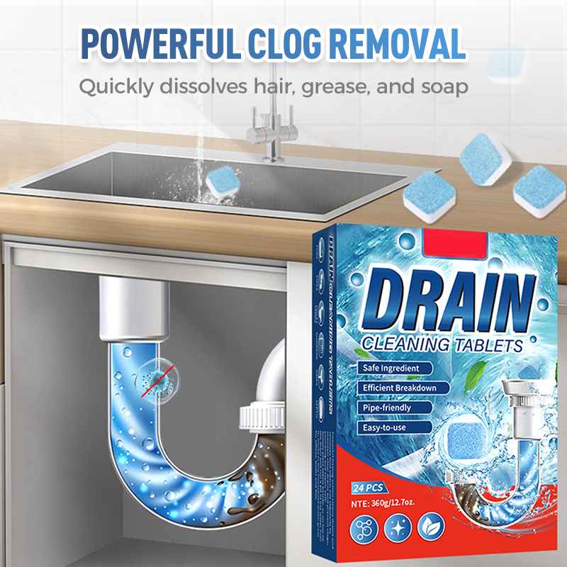 ✨ Pipe Unclogging Tablets — Fast-Acting Blockage Remover (Pipe Safety!) ✨