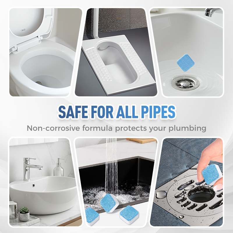 ✨ Pipe Unclogging Tablets — Fast-Acting Blockage Remover (Pipe Safety!) ✨