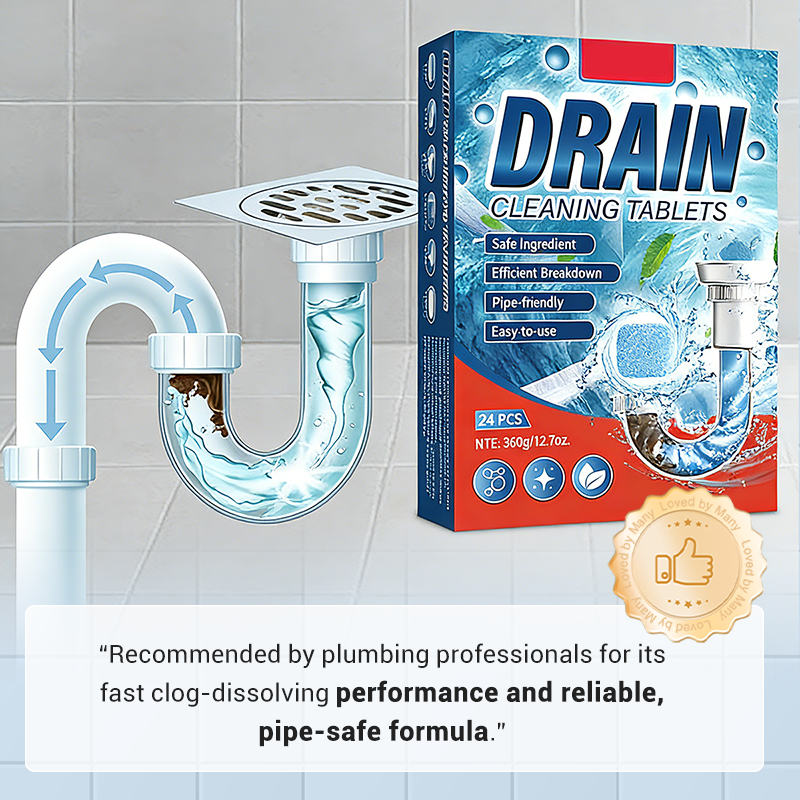 ✨ Pipe Unclogging Tablets — Fast-Acting Blockage Remover (Pipe Safety!) ✨