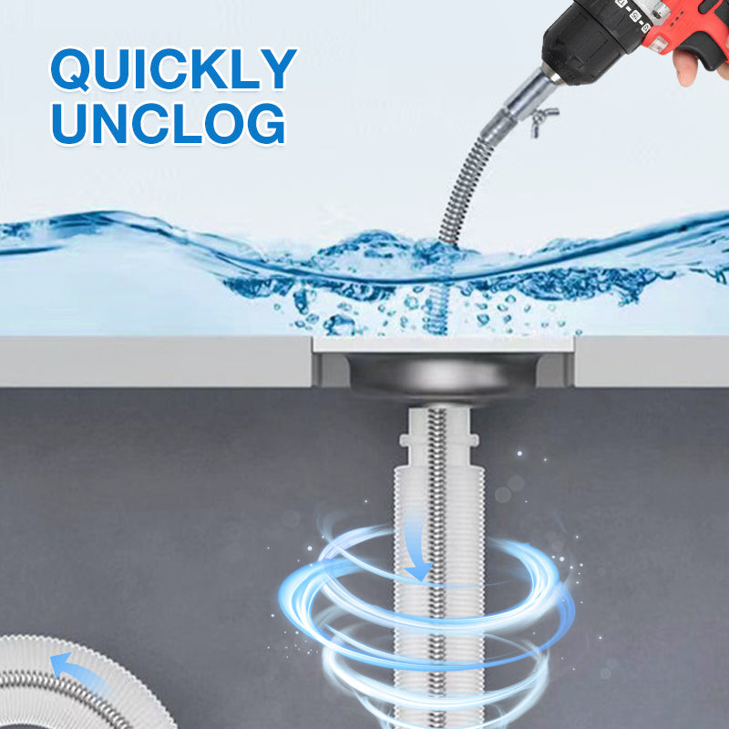 🔥Electric Drill- Drived Drain Dredging Spring